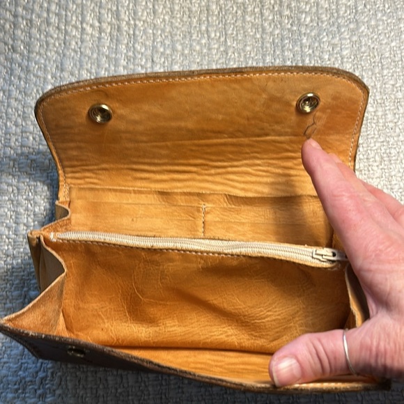 COUNTRY BUG WALLET BROWN LEATHER - Picture 4 of 16